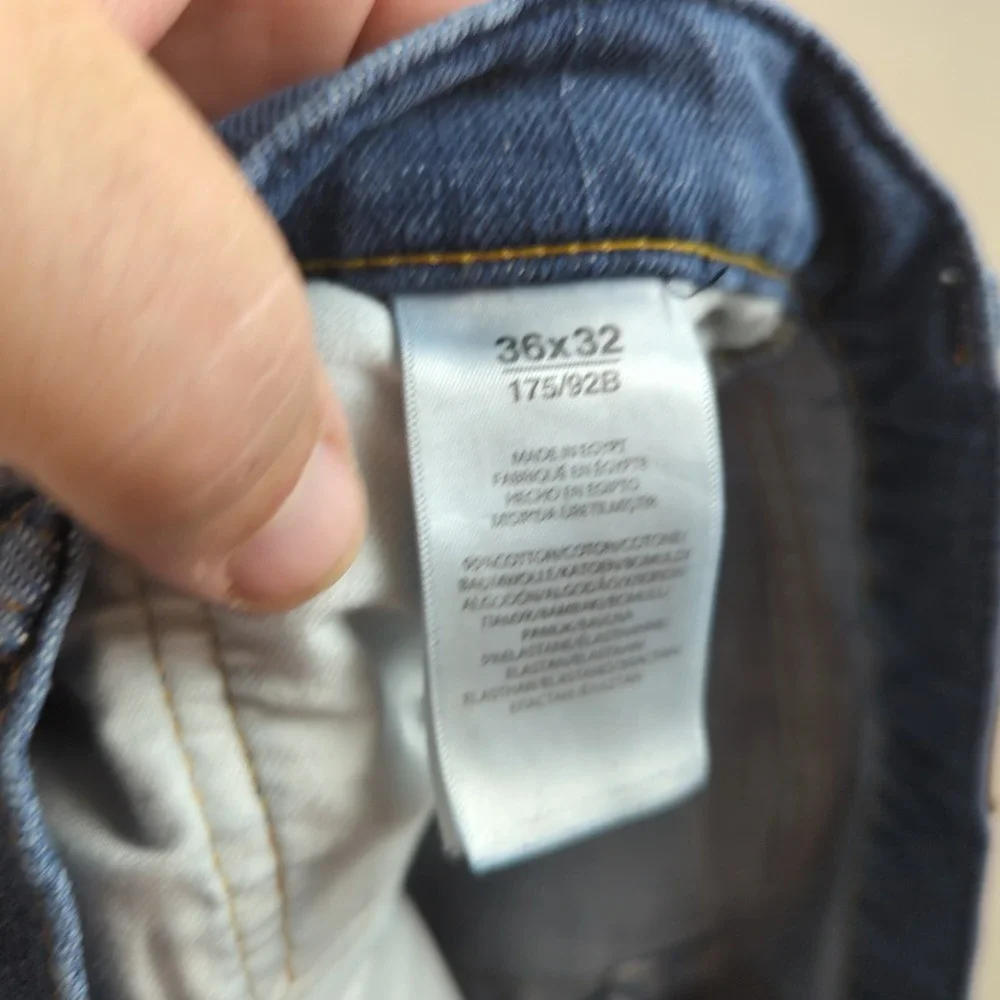 Polo Ralph Lauren Jeans Mens‎ 36x32 Blue Varick Slim Straight Preppy Casual